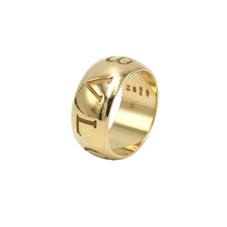 Bague Bandeau BULGARI "Monologo" en or jaune