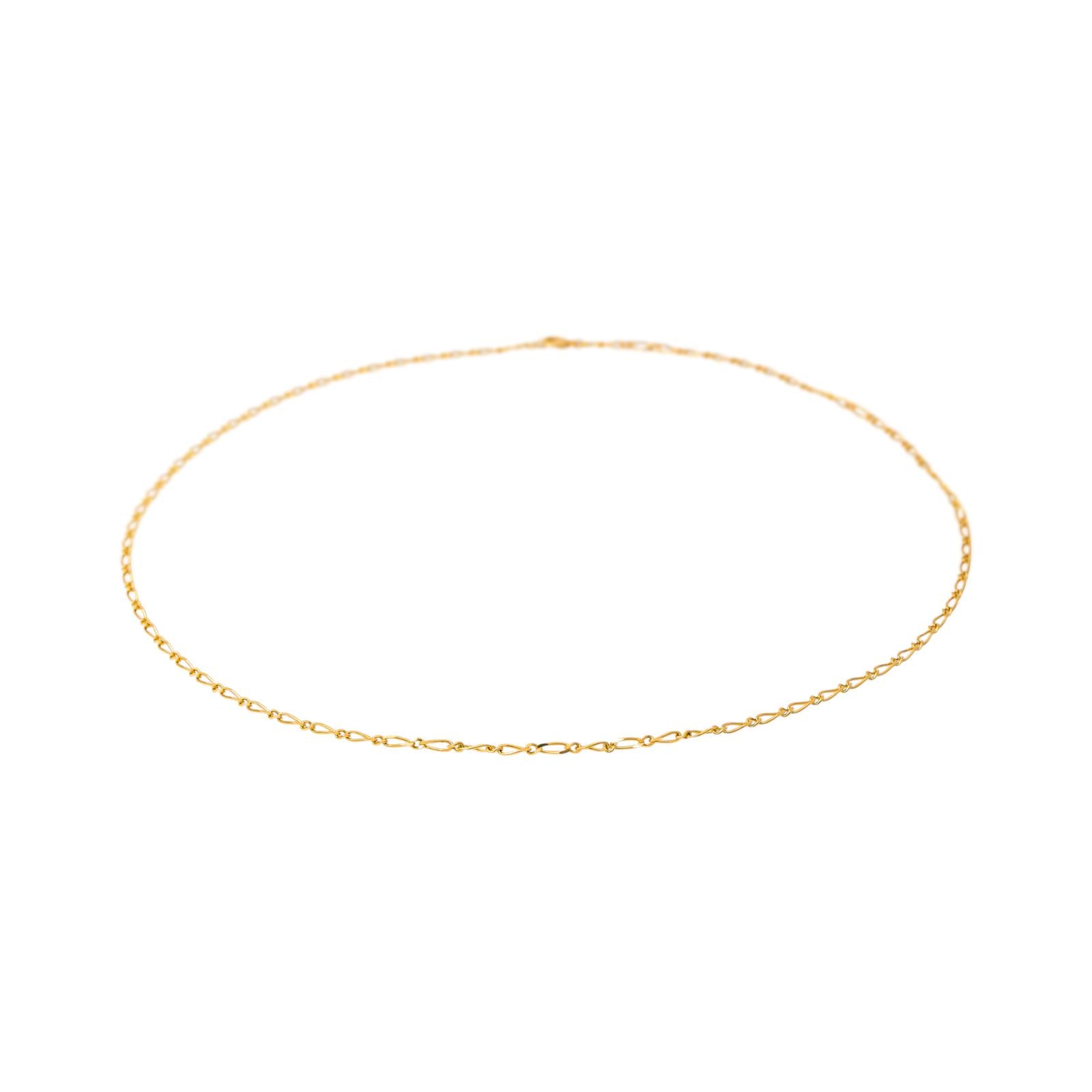 Collier Maille Figaro Or jaune