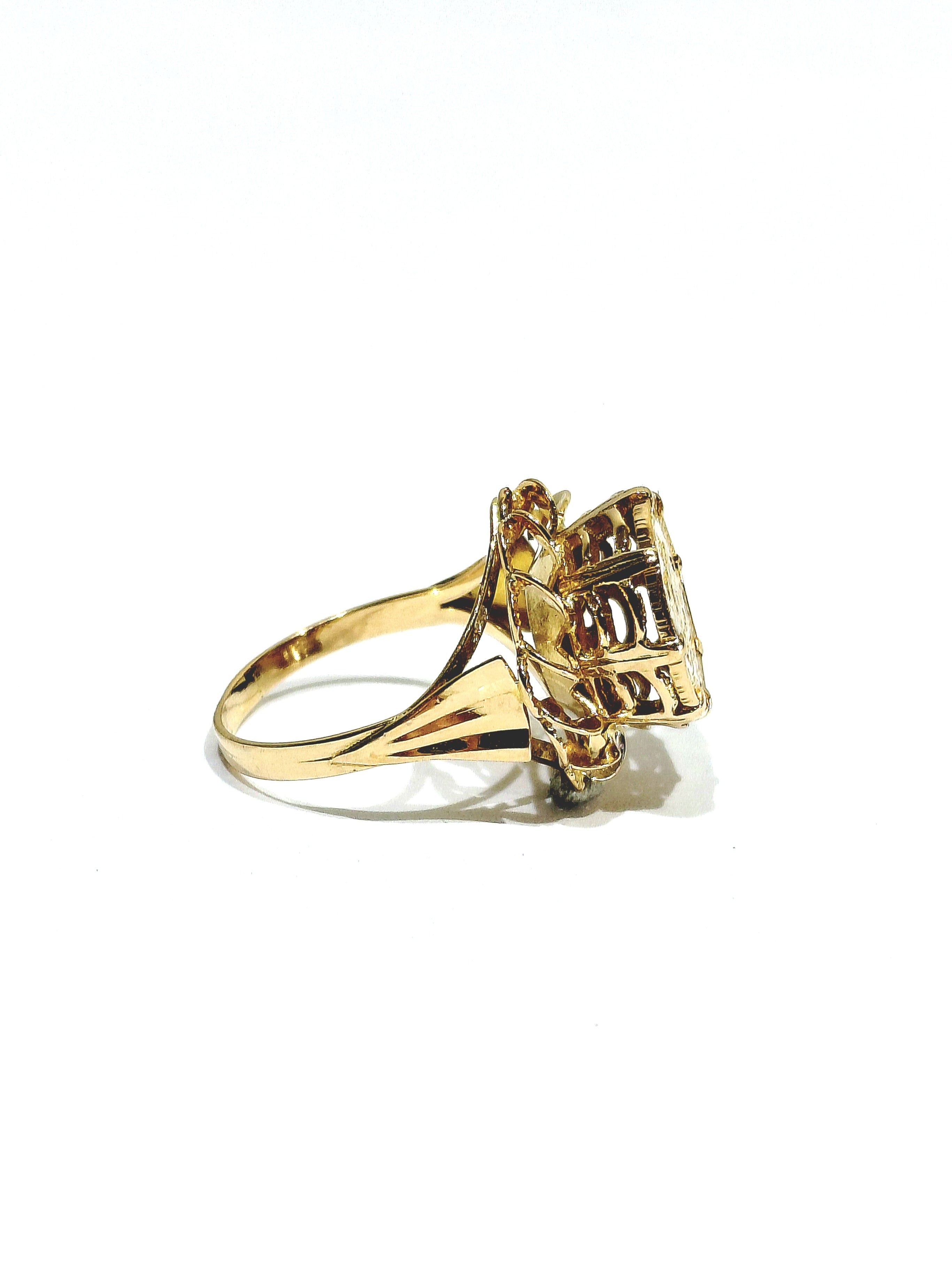 Bague en or jaune