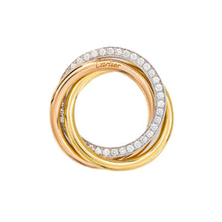 Cartier Bracelet Cordon Trinity Or jaune Diamant