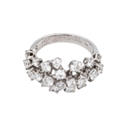 Fred Bague Blanche Or blanc Diamant