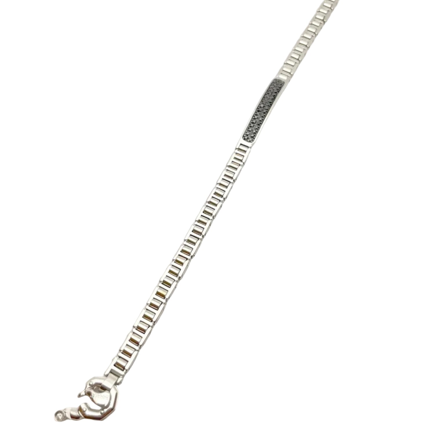 Bracelet Ligne BARAKA en or blanc et diamants