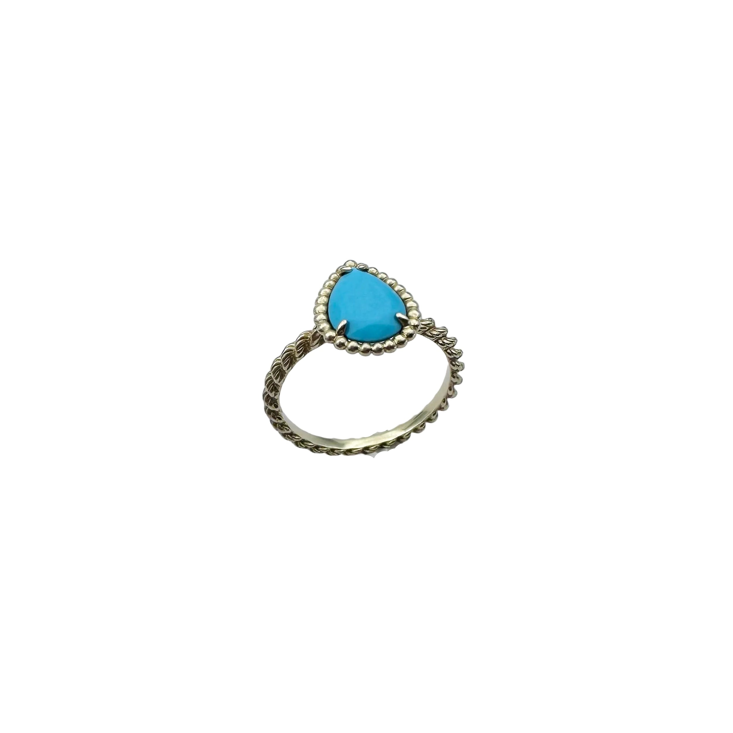Bague BOUCHERON "Serpent Bohème" en or jaune et turquoise