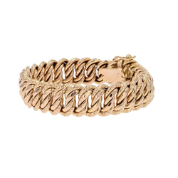 Bracelet Maille en or rose