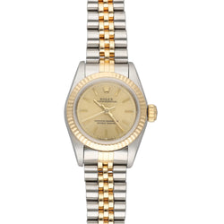 Montre ROLEX "Lady Oyster Perpetual" en or jaune et acier