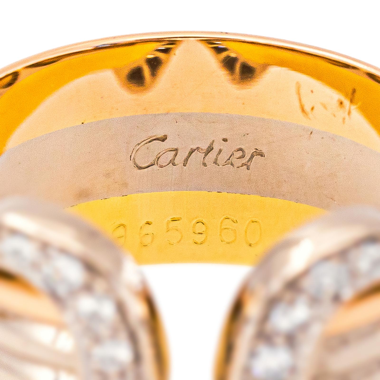 Cartier Bague C de Cartier Or jaune Diamant