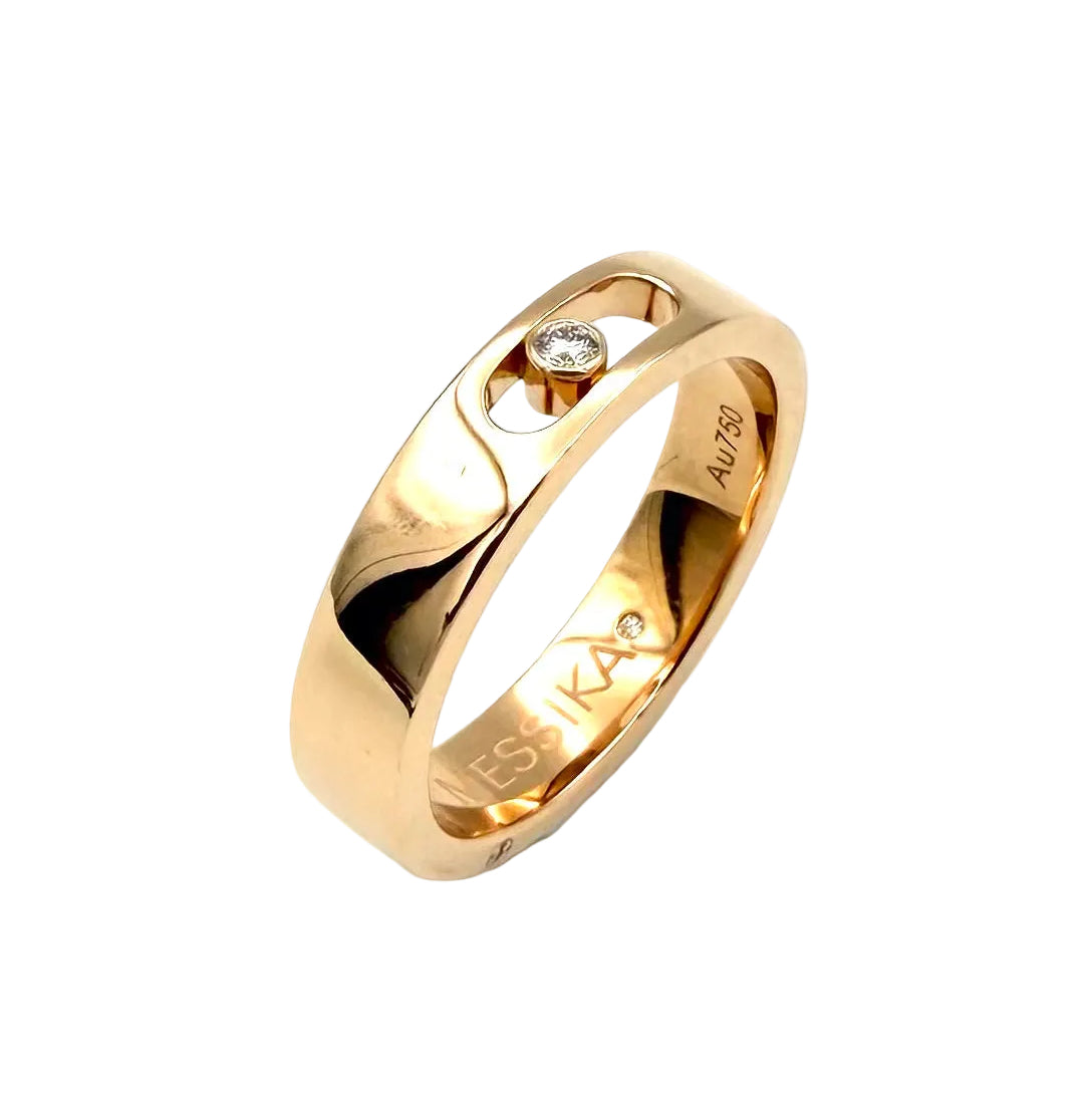 Bague Alliance MESSIKA "Alliance Move Joaillerie" PM en or rose et diamant