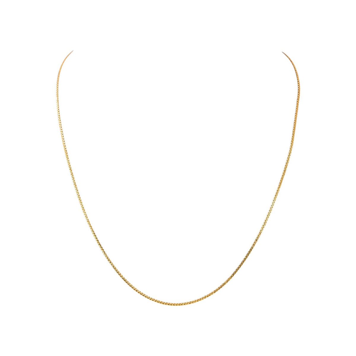 Collier Maille haricot Or jaune