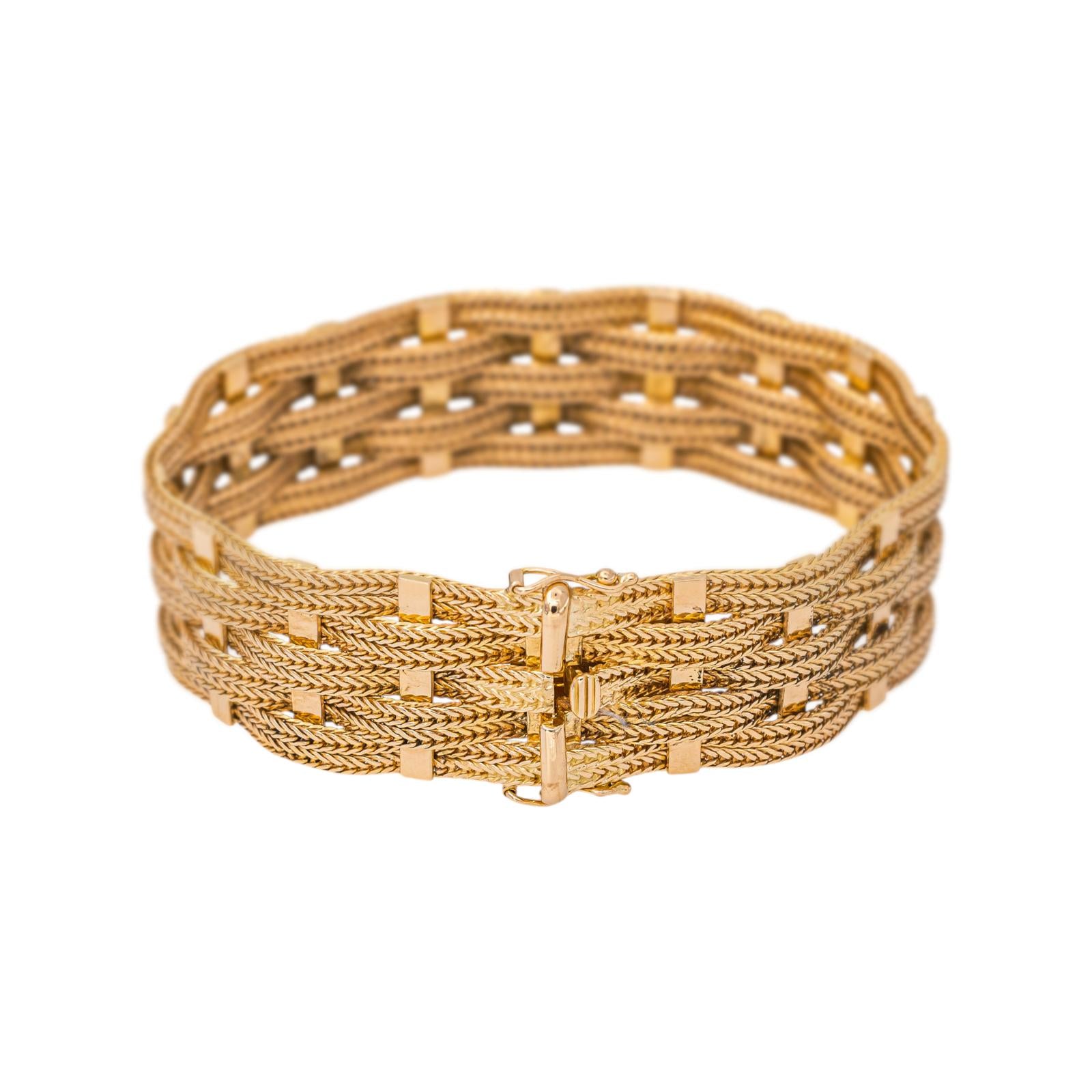 Bracelet Manchette Or rose