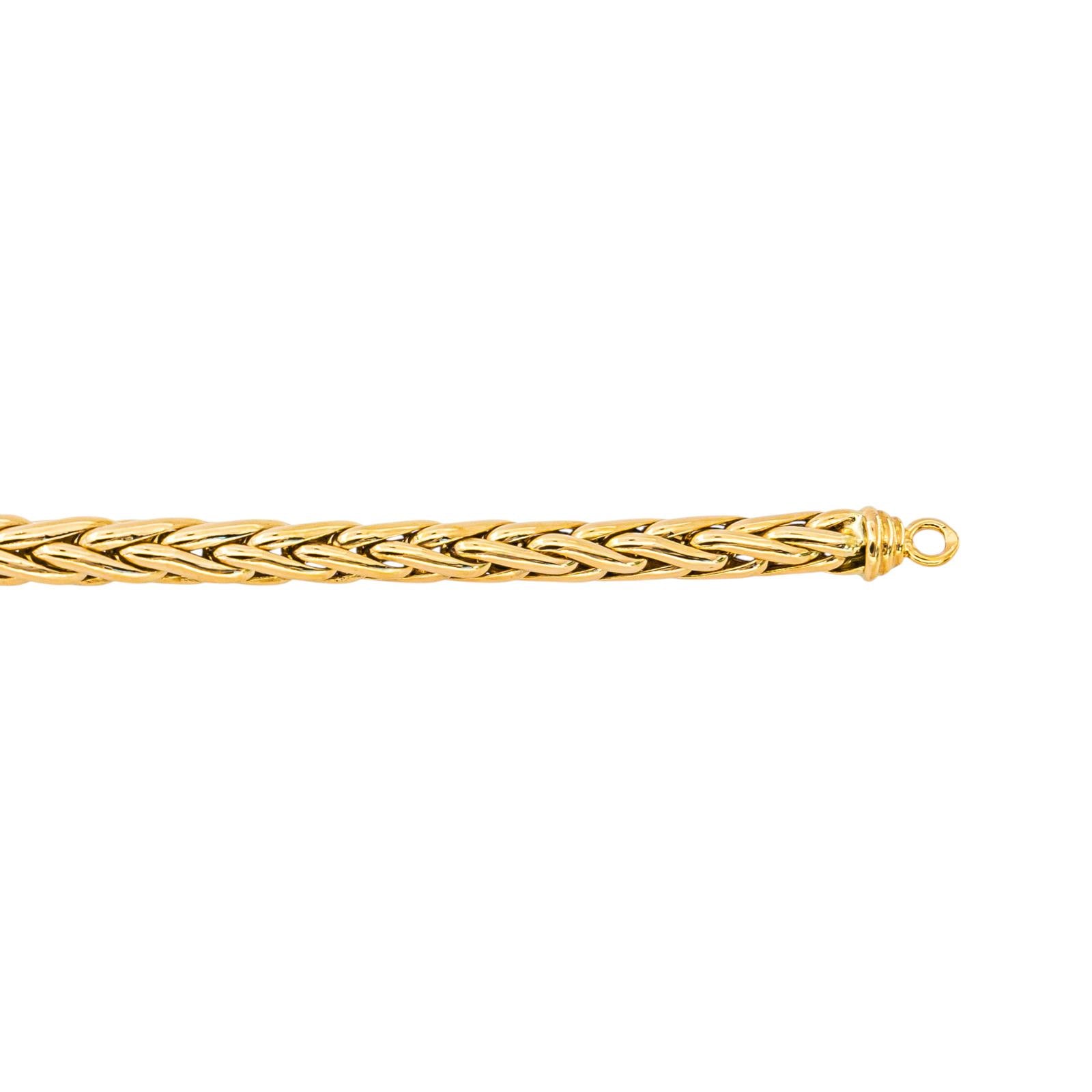Collier Maille Palmier Or jaune