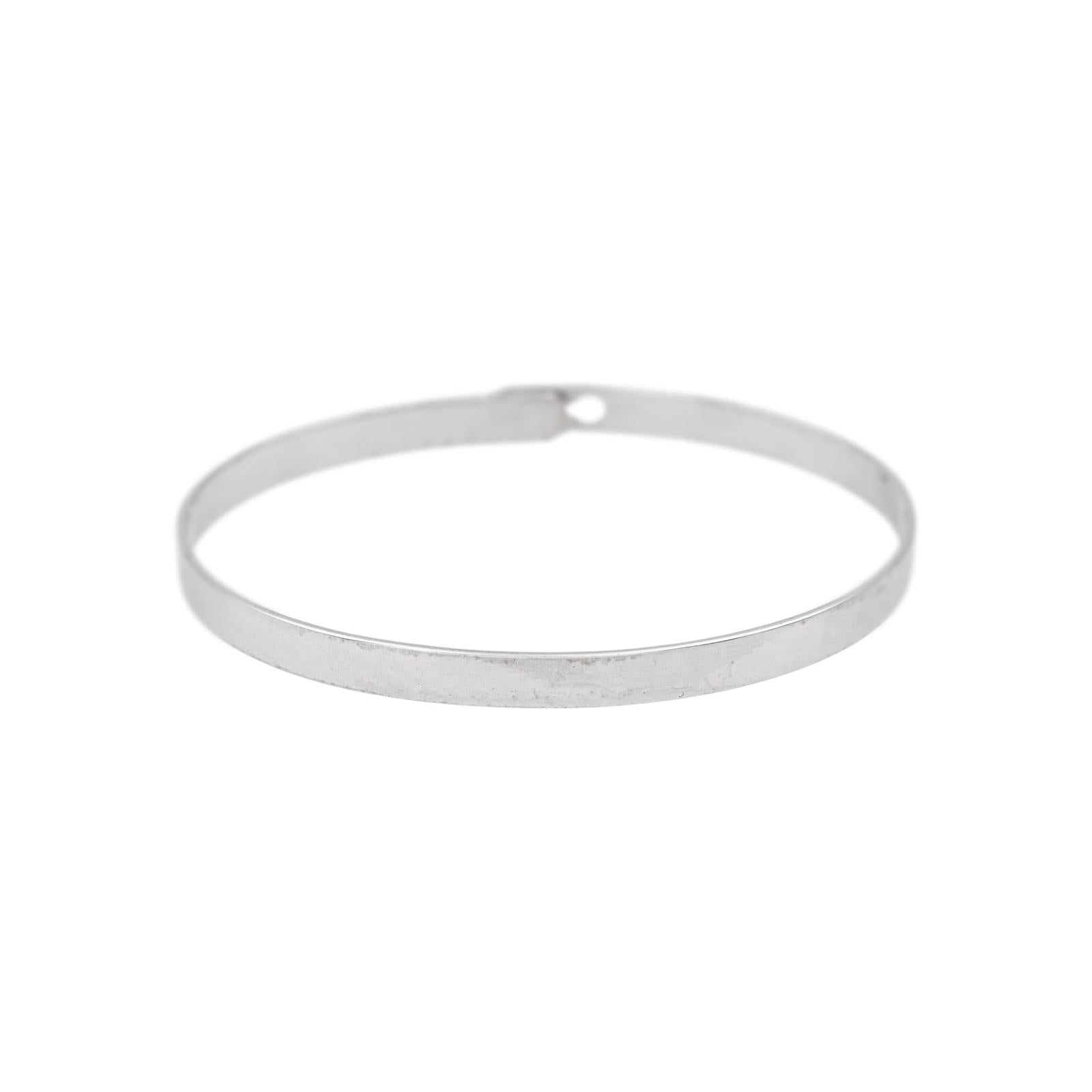 Dinh Van Bracelet Jonc Serrure Or blanc Diamant