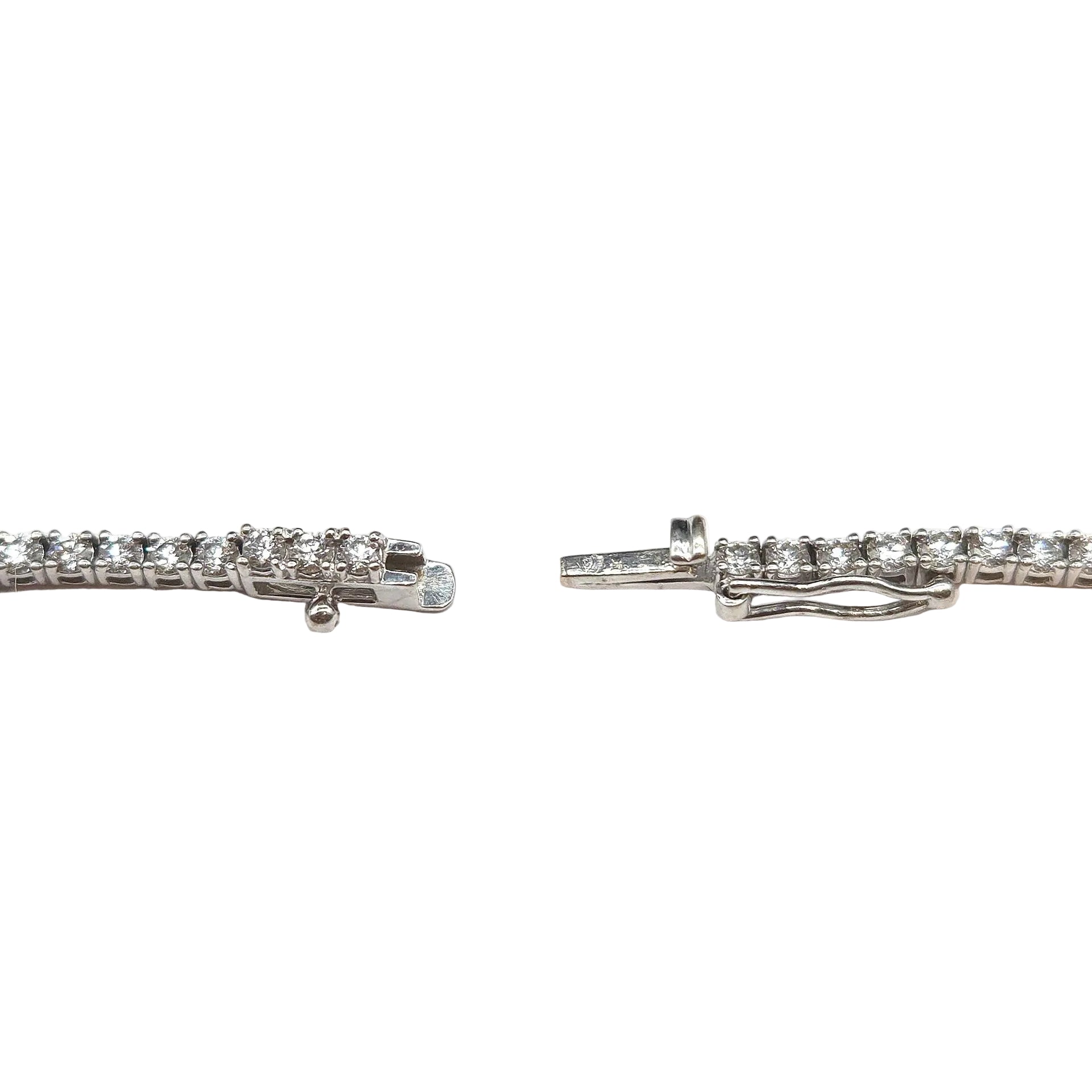 Collier Rivière en or blanc et diamants