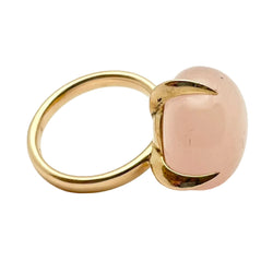 Bague Solitaire POMELLATO "Veleno" en or jaune et pierre de lune