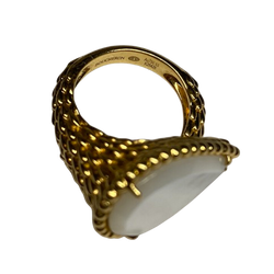 Bague Toi & Moi BOUCHERON "Serpent de Bohème" en or jaune et nacre