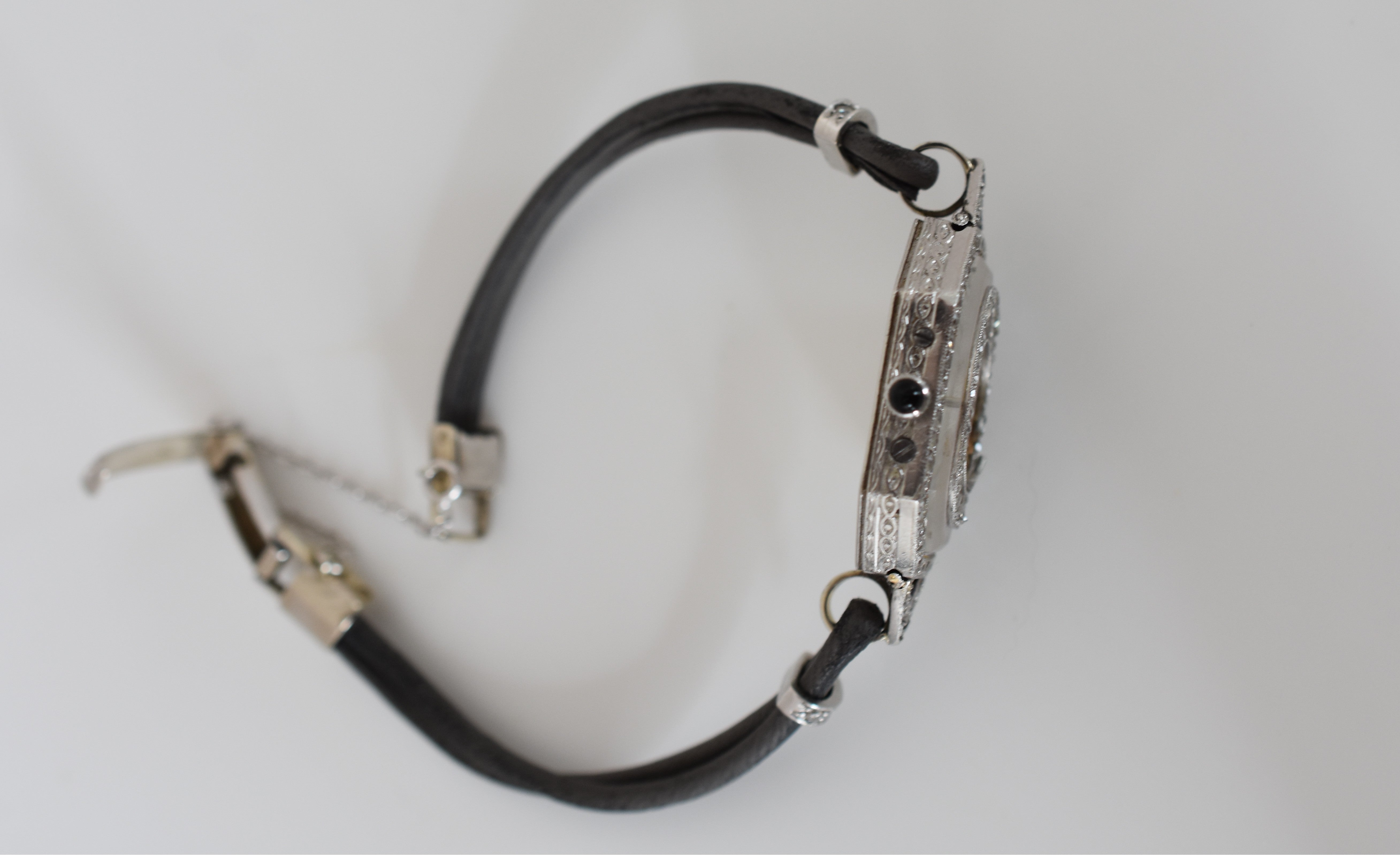 Vacheron Constantin exceptionnelle Période art-déco 1920-1925, platine (950), or blanc 18 carats et diamants