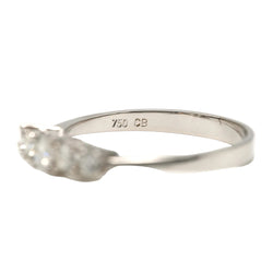 Bague Alliance en or blanc et diamants