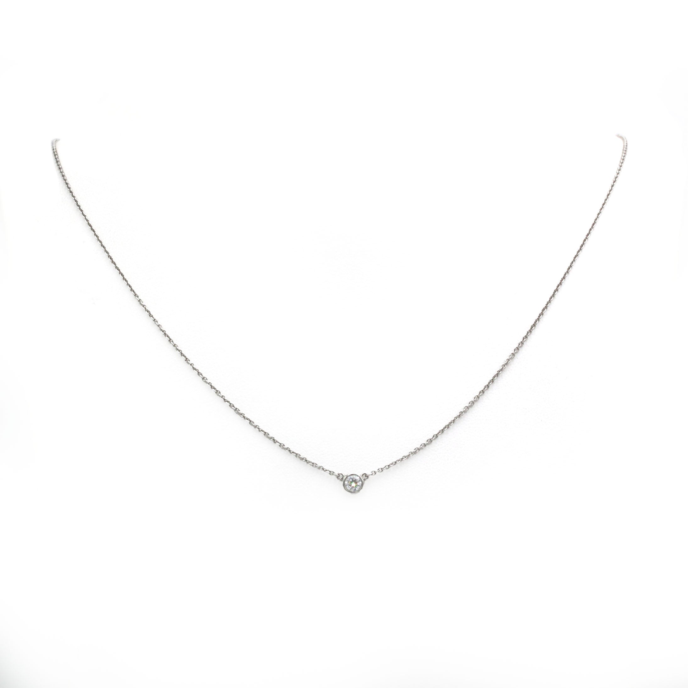 Collier Pendentif TIFFANY & CO. Diamonds By The Yard en platine et diamant