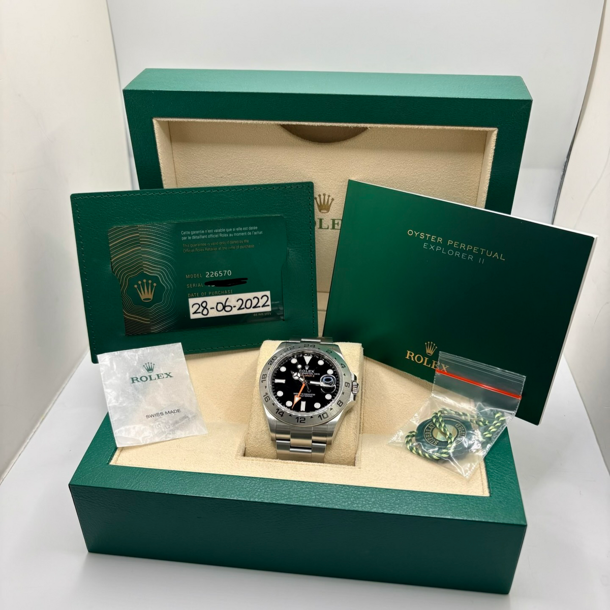 Montre ROLEX "Explorer" en acier