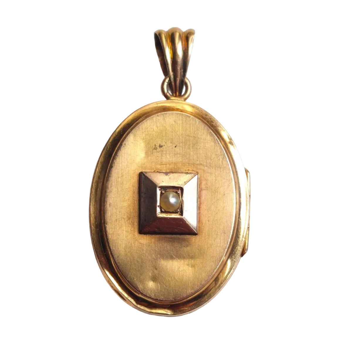 Pendentif en or jaune et perle