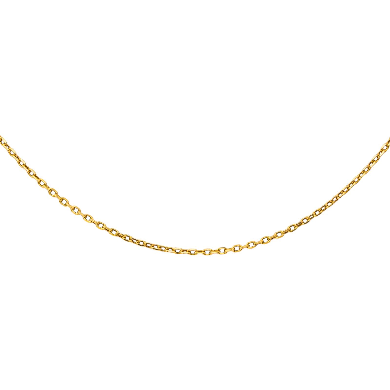Collier  Maille forçat  Or jaune