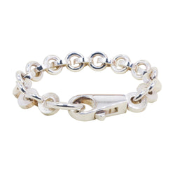 Bracelet Maille HERMÈS "Voltige" en argent