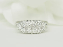 Bague Alliance en or blanc et diamants