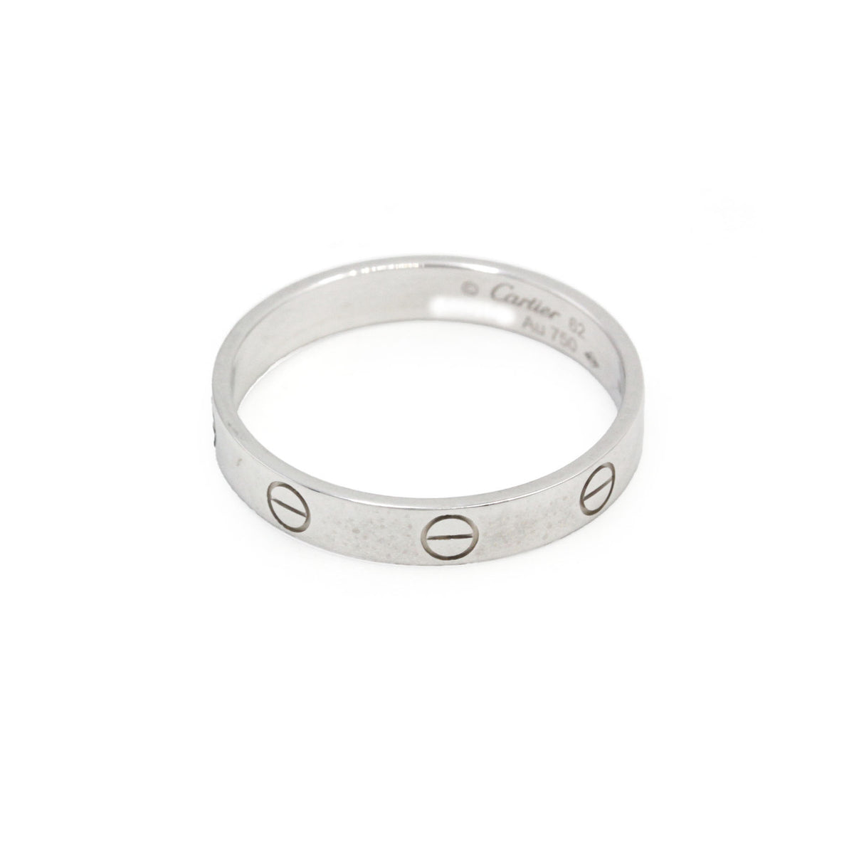 Bague Alliance CARTIER Love PM en or blanc