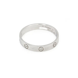 Bague Alliance CARTIER Love PM en or blanc