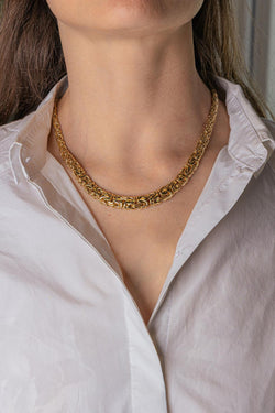 Collier Maille péruvienne Or jaune