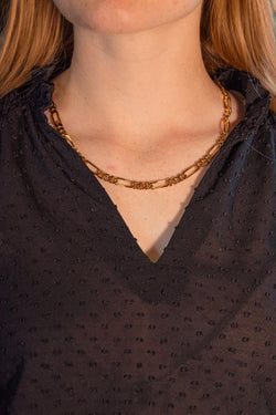 Collier Maille alternée Or jaune