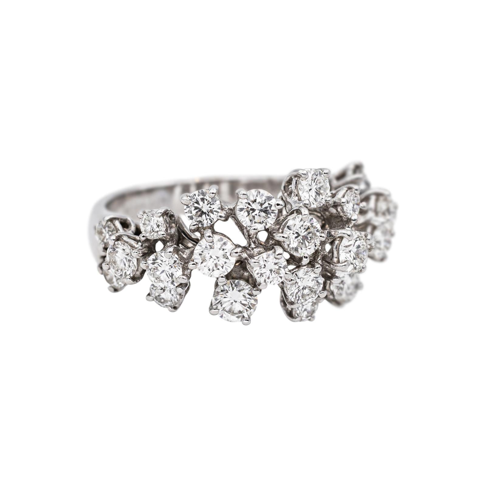 Fred Bague Blanche Or blanc Diamant