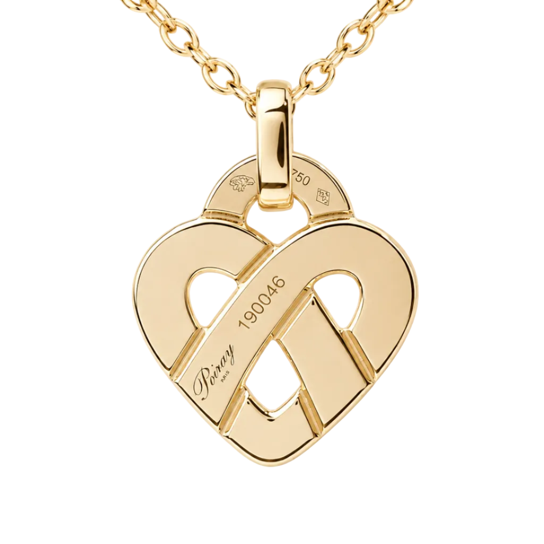 Collier Pendentif POIRAY "Entrelacé" PM en or jaune