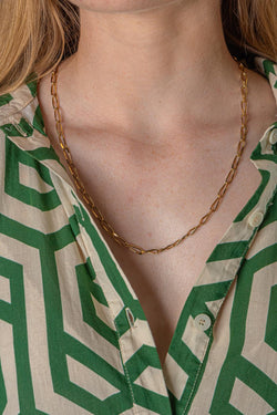 Collier  Maille cheval Or jaune
