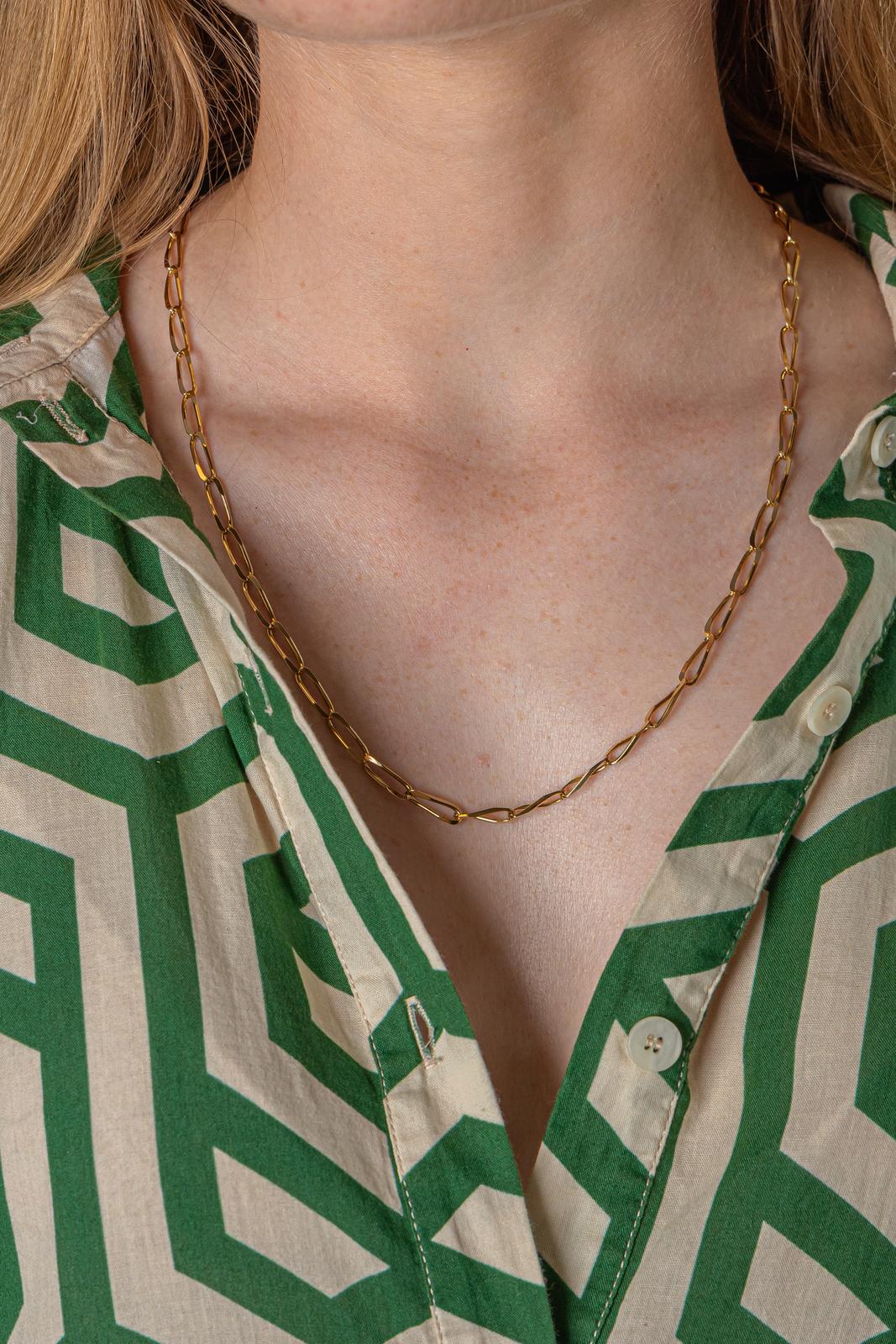 Collier  Maille cheval Or jaune