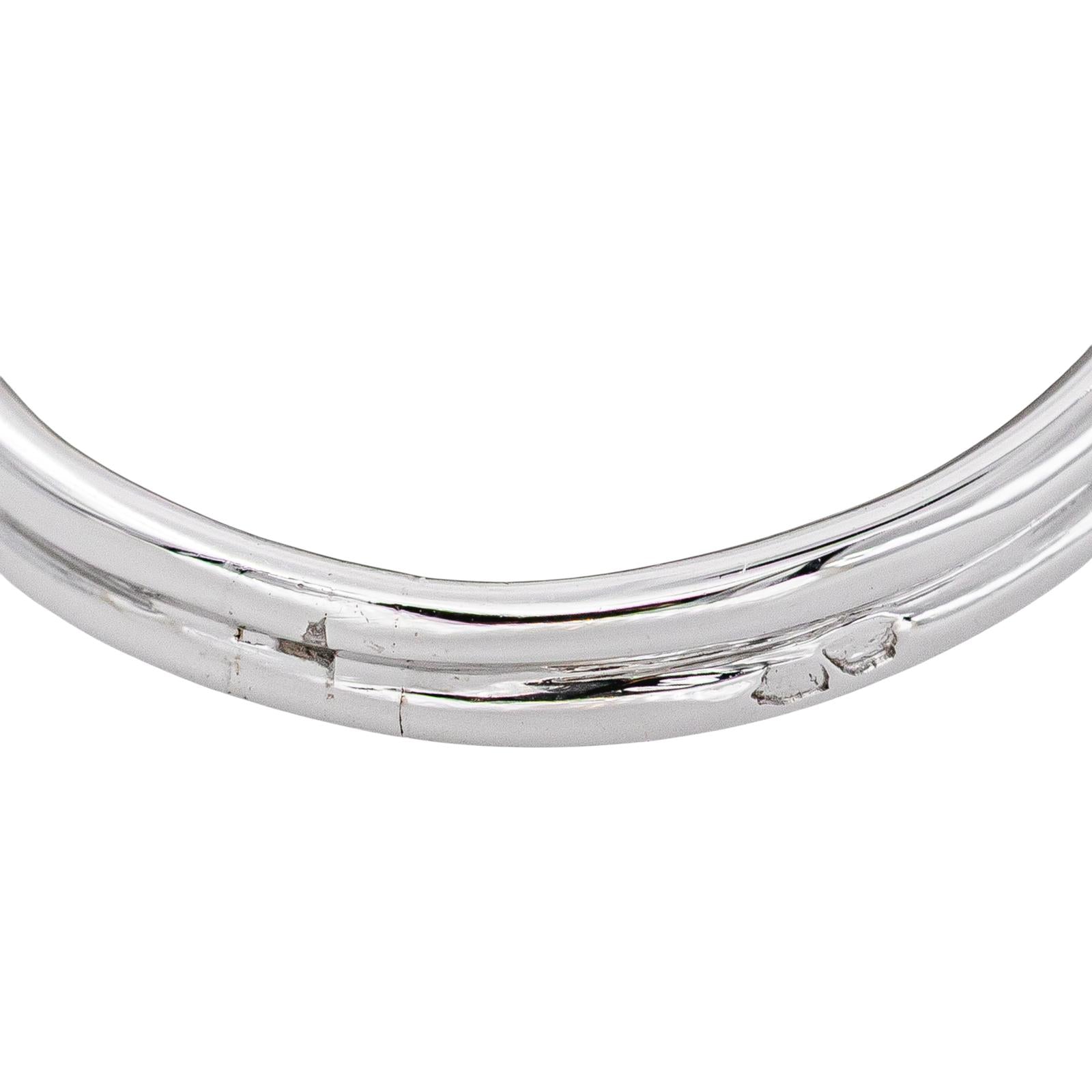 Bague  Marguerite  Or blanc Diamant