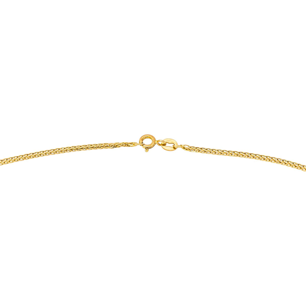 Collier Maille tressée Or jaune