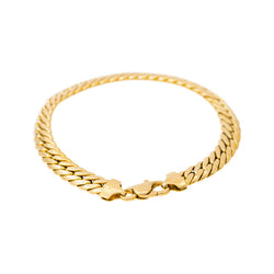 Bracelet maille Anglaise Or jaune