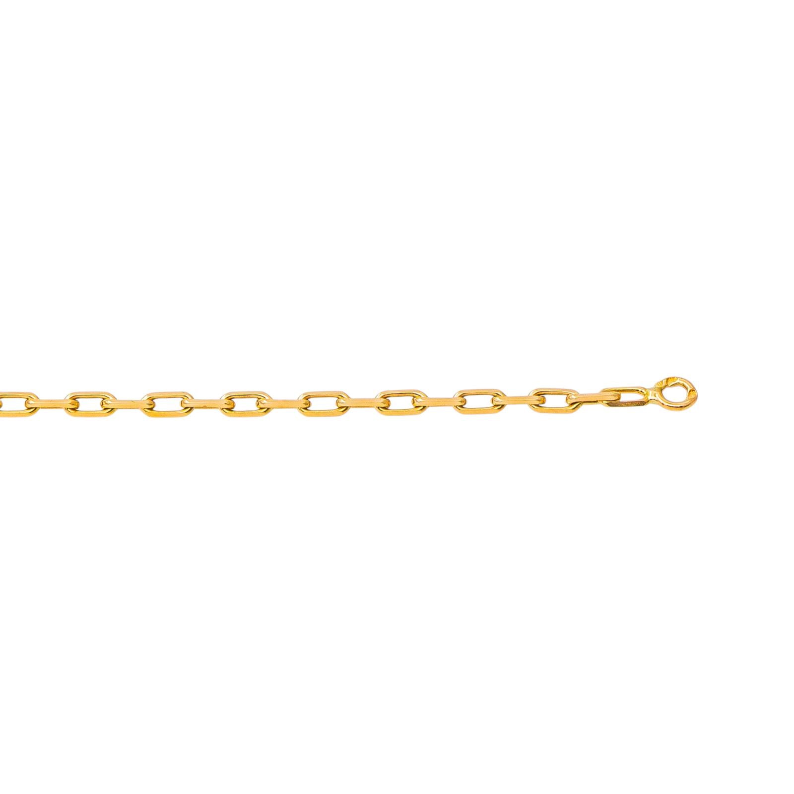Collier Maille forçat Or jaune