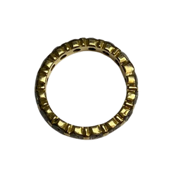 Bague Alliance en or jaune et diamants
