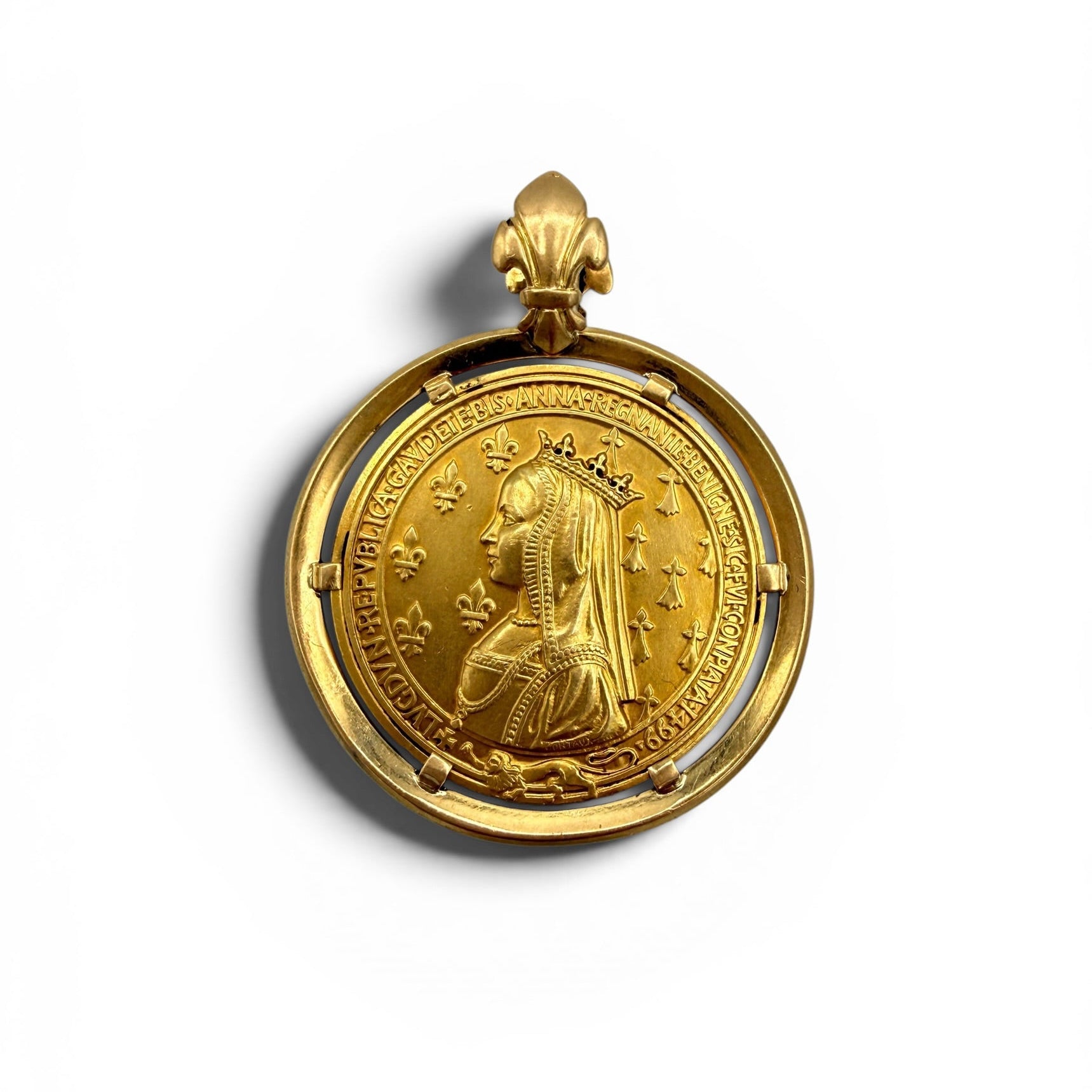 Médaille en or jaune