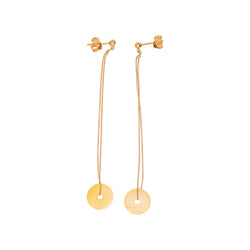 Boucles d'oreilles  Pendantes Or rose