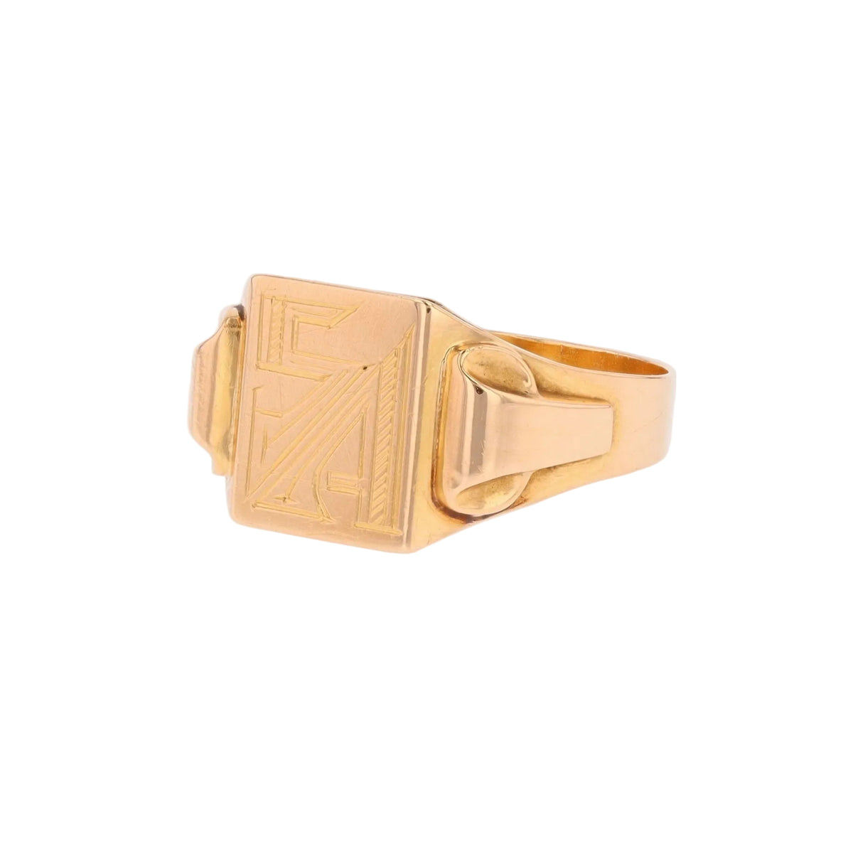Bague Chevalière en or rose