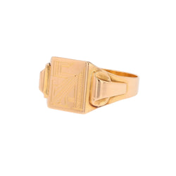 Bague Chevalière en or rose
