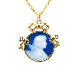 Pendentif en or jaune et camée