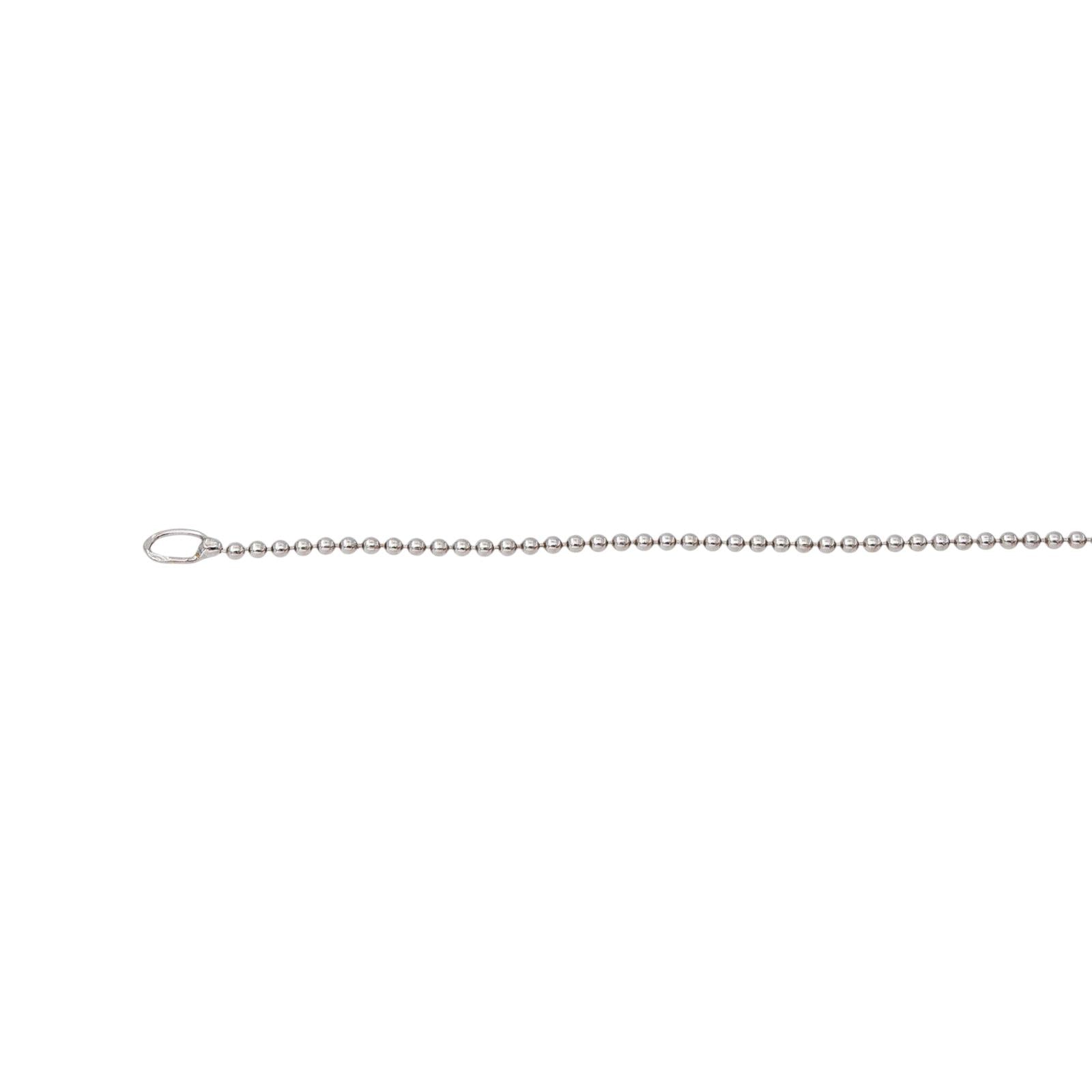 Collier  Or blanc  Diamant