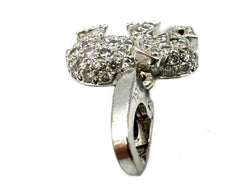 Pendentif CARTIER Charm's en or blanc et diamants
