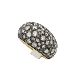 Bague Dôme POMELLATO "Tango" en or jaune et diamants