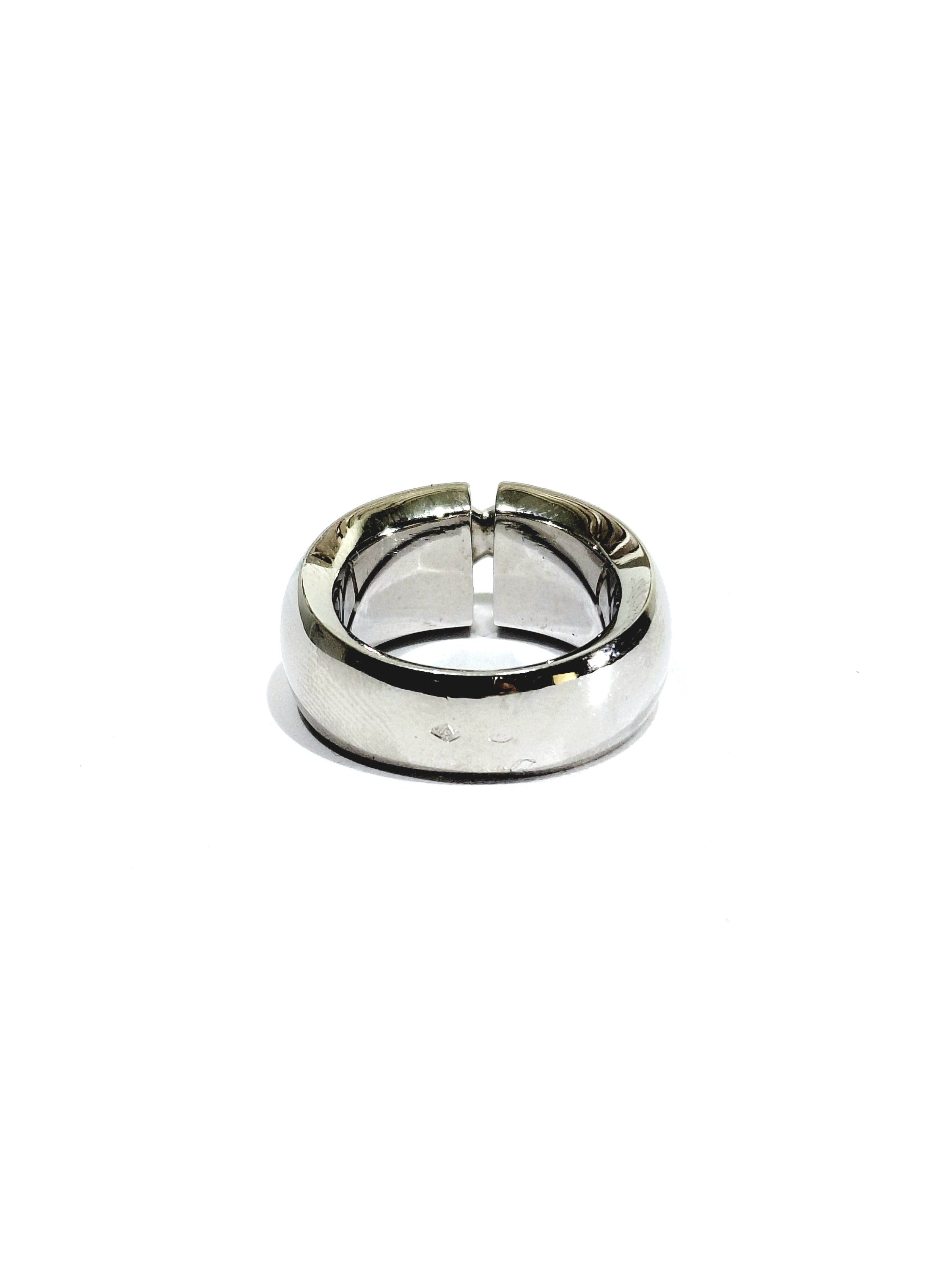 Bague CHAUMET en or blanc et diamants