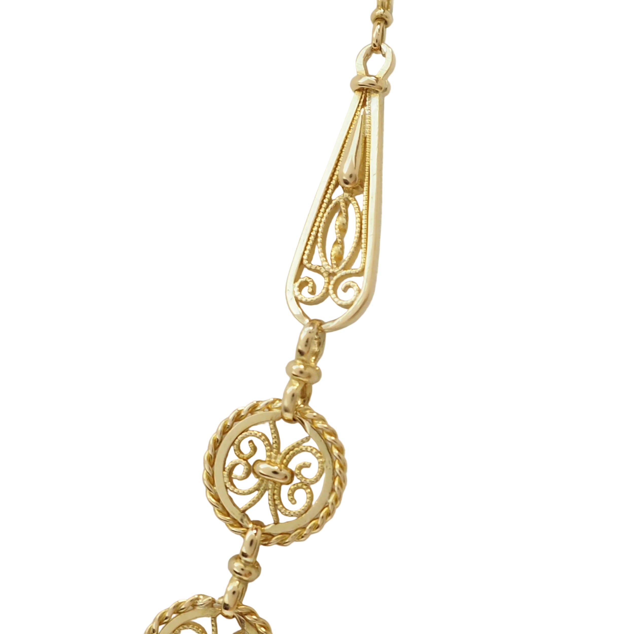 Collier Draperie en or jaune