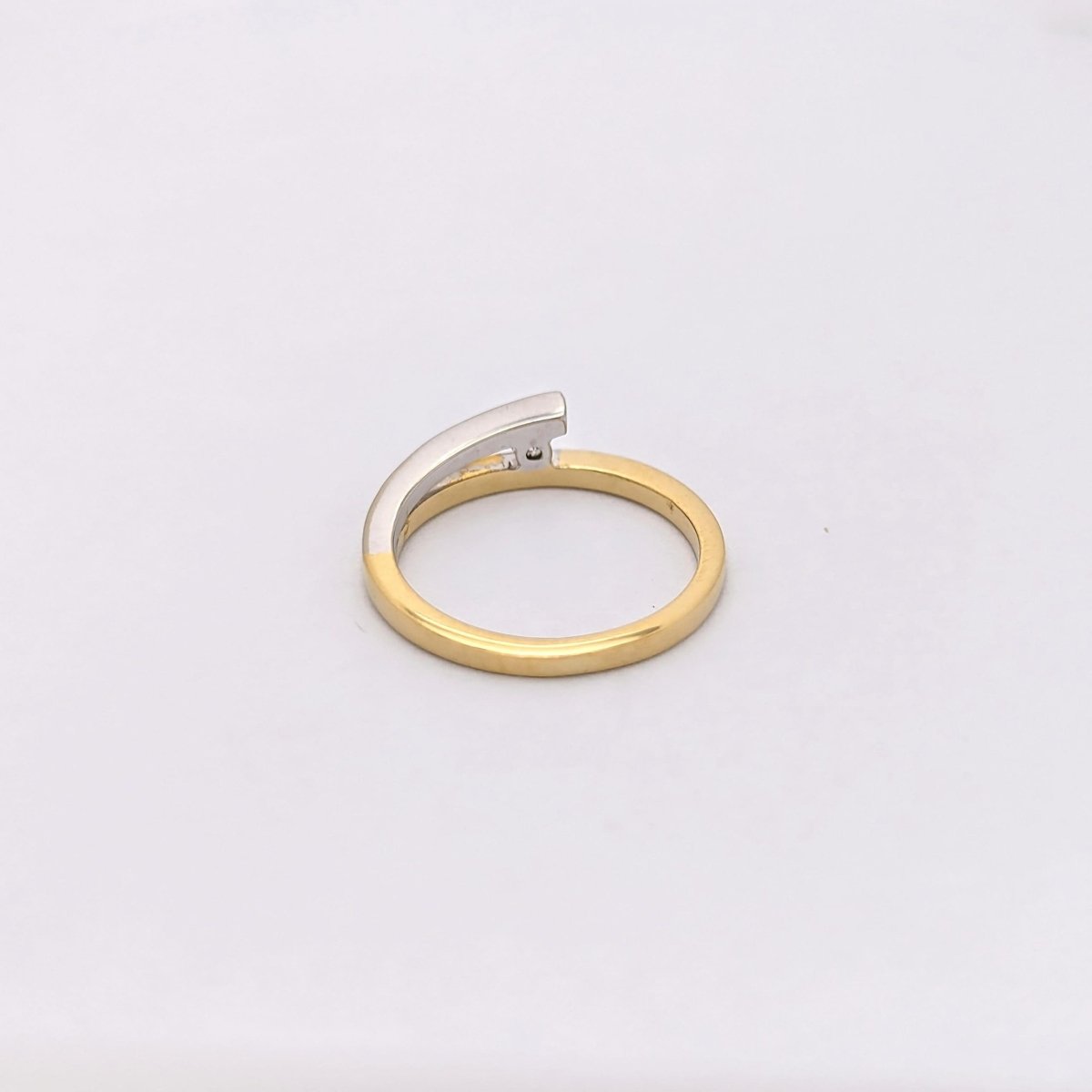 Bague 2 ors et diamant - Castafiore